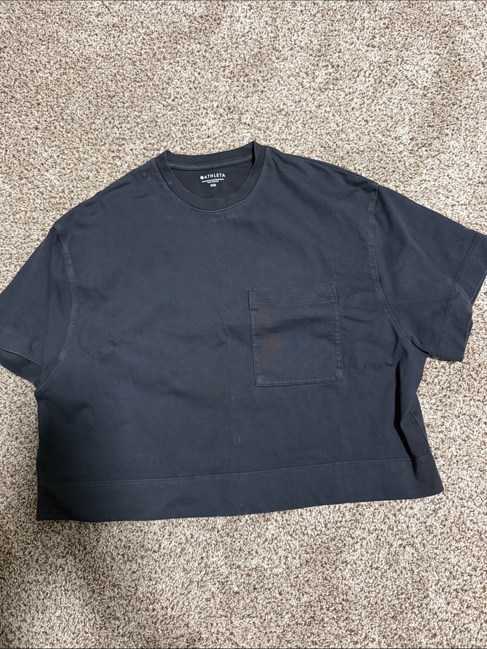 Athleta XXS Short-Sleeve Crew Pocket Tee